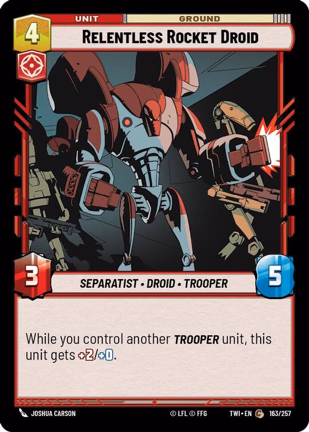 Relentless Rocket Droid - Common (163/257)