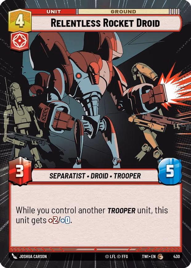 Relentless Rocket Droid - Common (430)