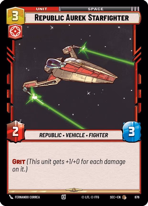 Republic Aurek Starfighter - Common (676)