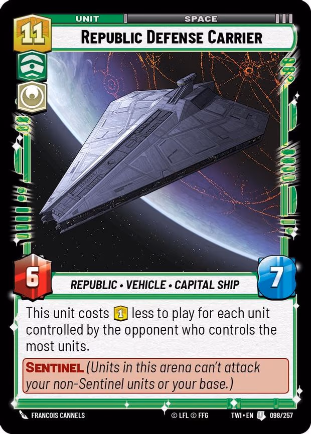 Republic Defense Carrier - Uncommon (098/257)