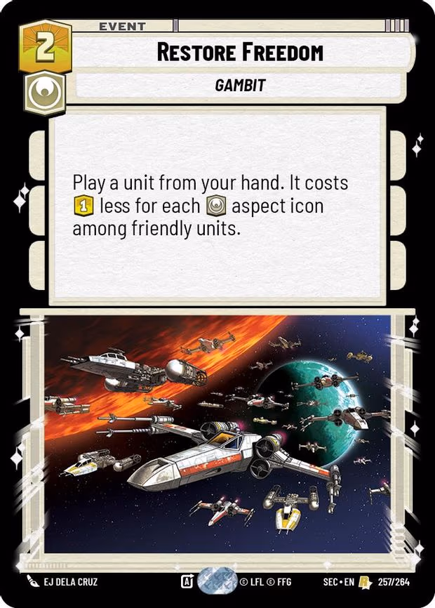 Restore Freedom - Rare (257/264)