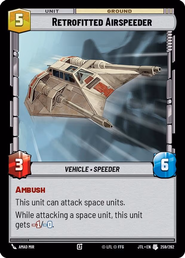 Retrofitted Airspeeder - Uncommon (259/262)