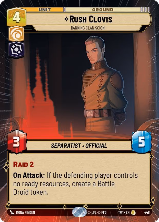Rush Clovis - Banking Clan Scion - Rare (448)