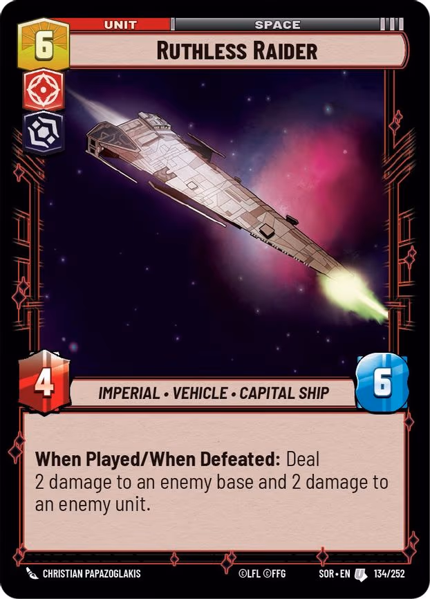 Ruthless Raider - Uncommon (134/252)