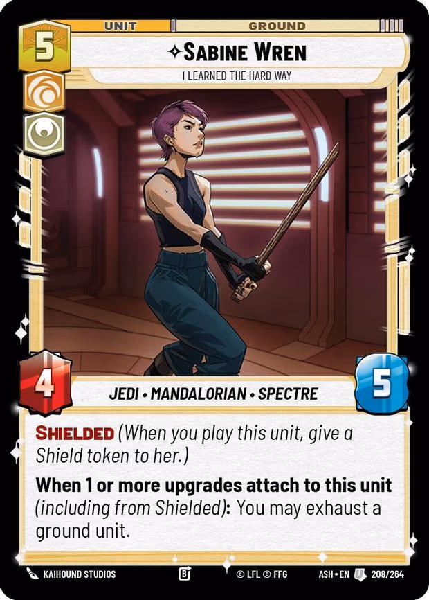Sabine Wren - I Learned the Hard Way - Uncommon (208/264)