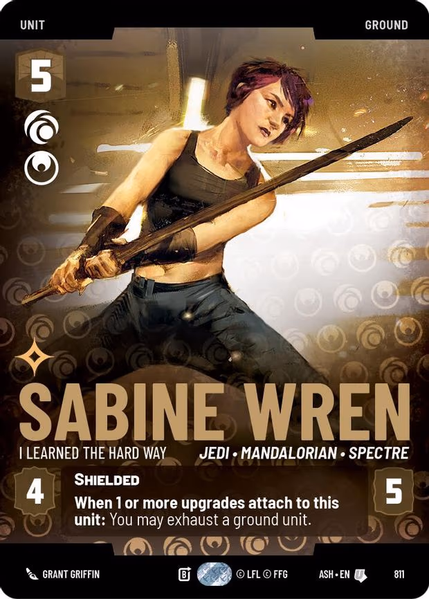 Sabine Wren - I Learned the Hard Way (Prestige) - Uncommon (811)