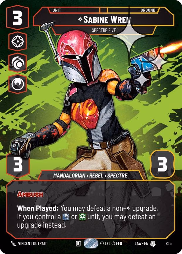 Sabine Wren - Spectre Five - Uncommon (835)