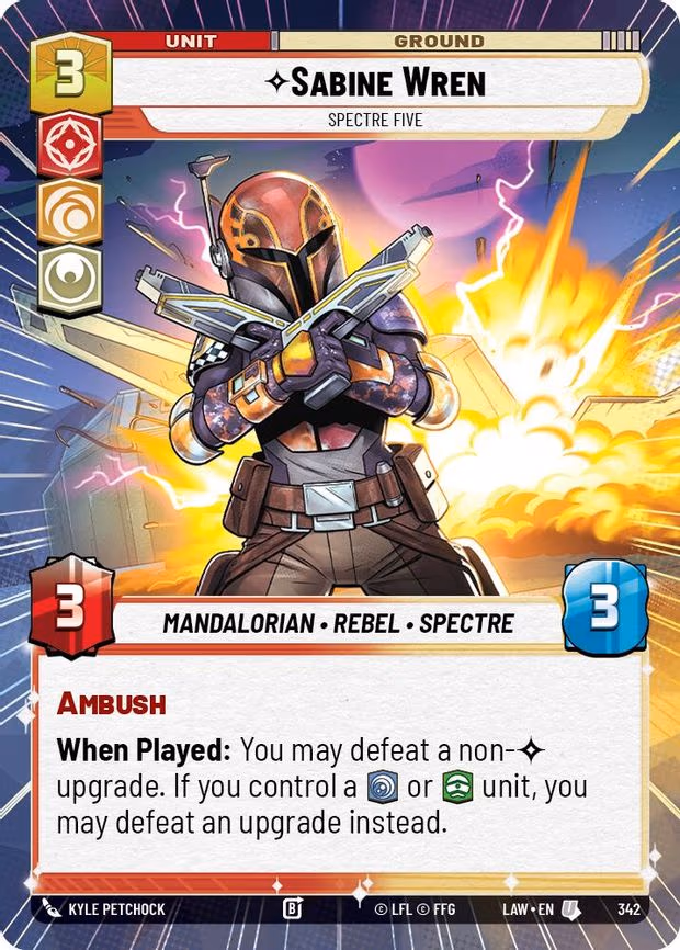 Sabine Wren - Spectre Five - Uncommon (342)