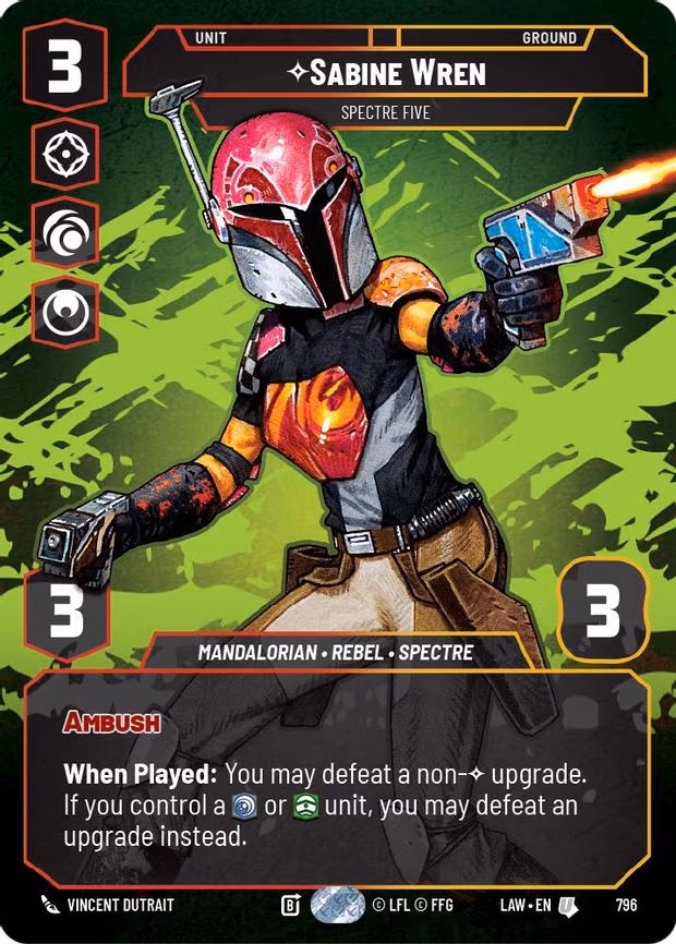 Sabine Wren - Spectre Five (Prestige) - Uncommon (796)