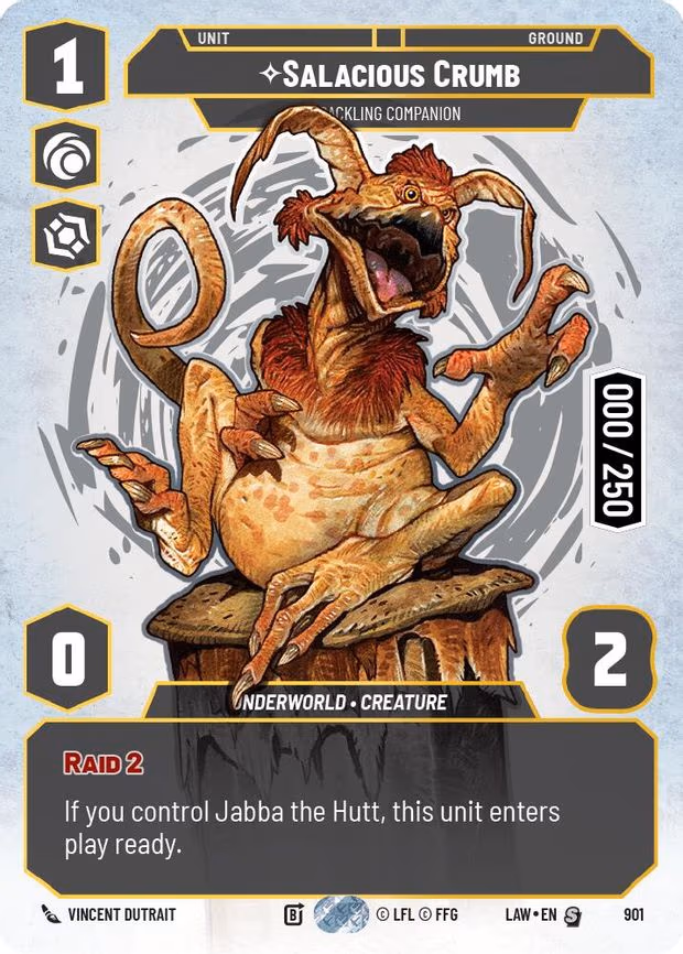 Salacious Crumb - Cackling Companion (Serialized) - Special (901)