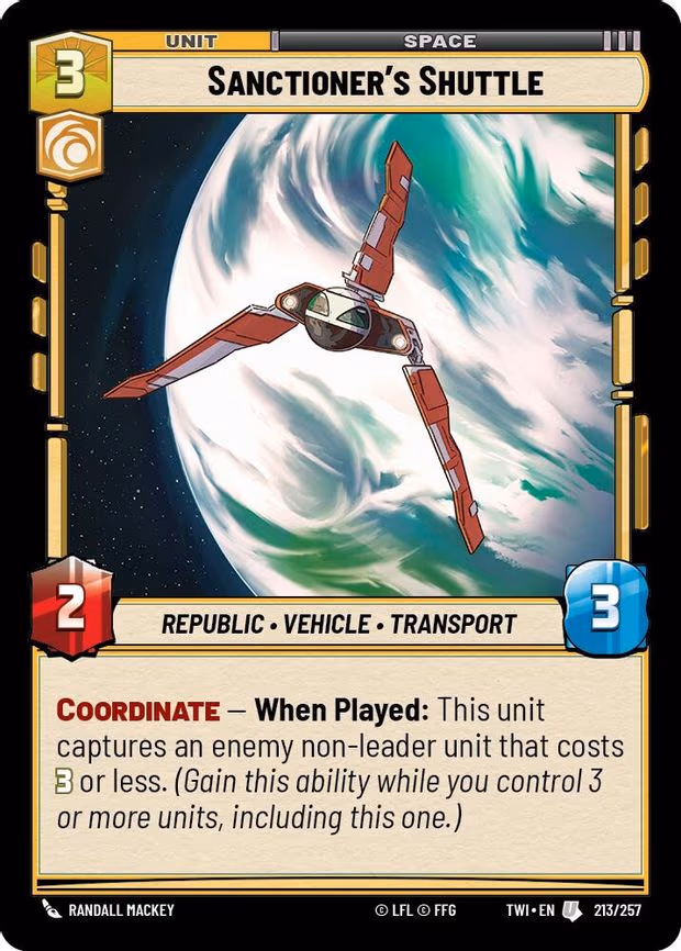 Sanctioner's Shuttle - Uncommon (213/257)