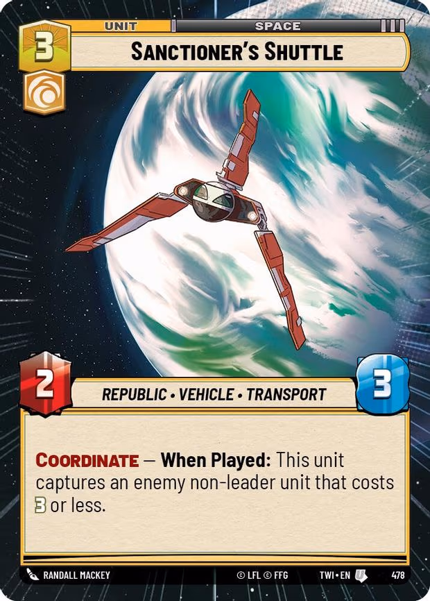 Sanctioner's Shuttle - Uncommon (478)