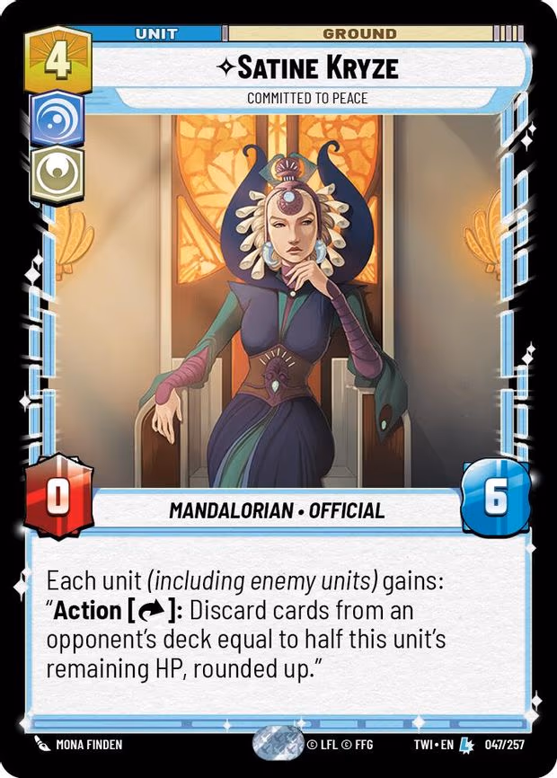 Satine Kryze - Committed to Peace - Legendary (047/257)