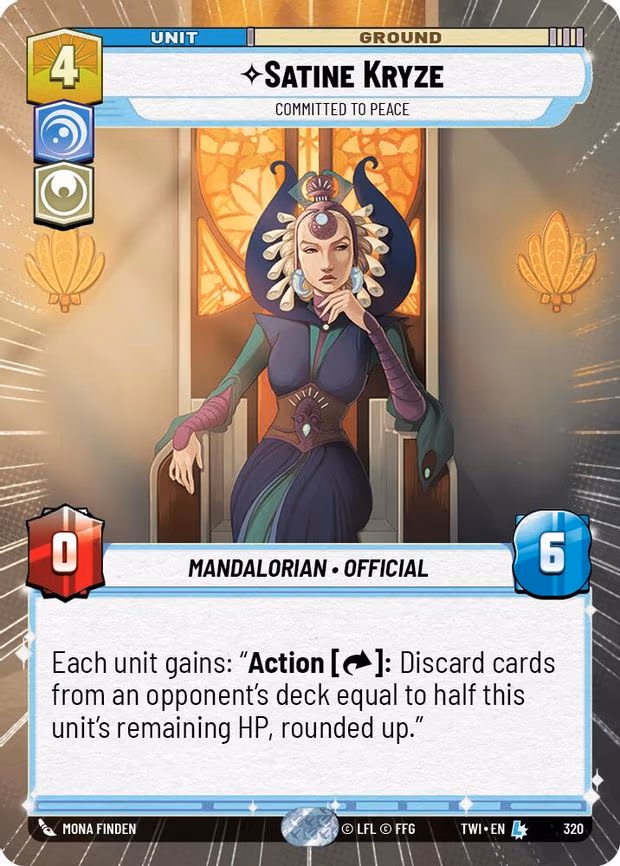 Satine Kryze - Committed to Peace - Legendary (320)