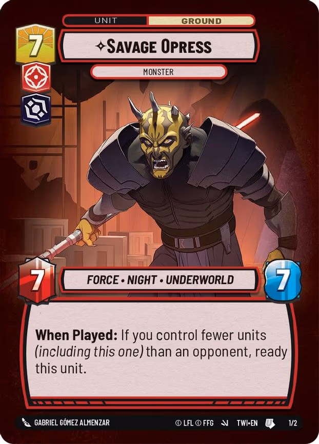 Savage Opress - Monster - Uncommon (1/2)