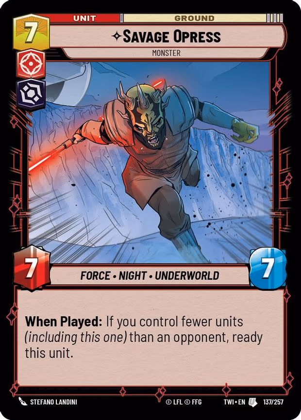 Savage Opress - Monster - Uncommon (137/257)