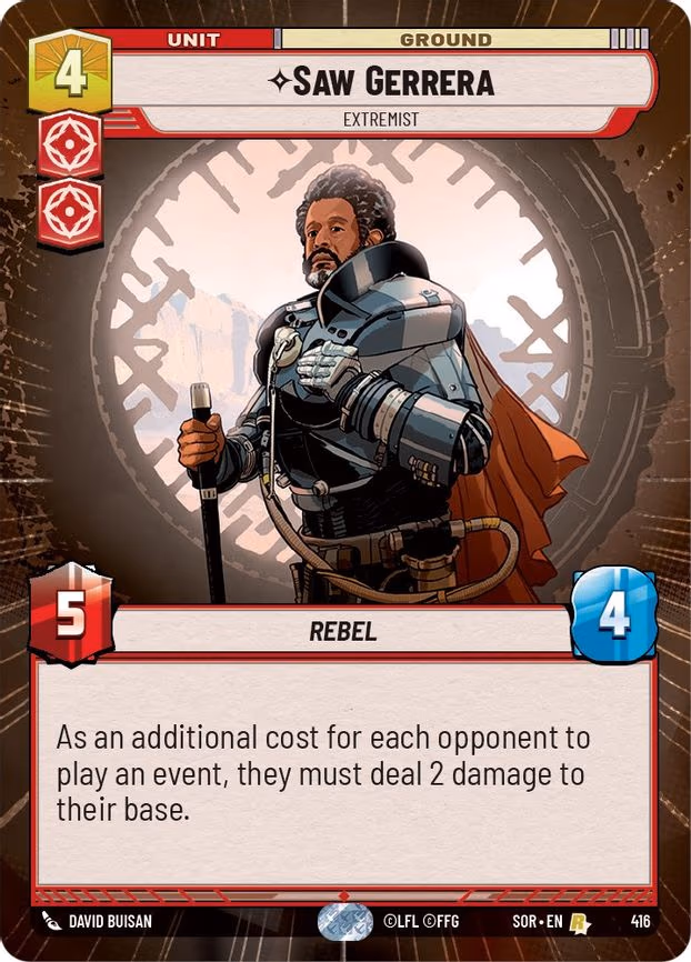 Saw Gerrera - Extremist - Rare (416)