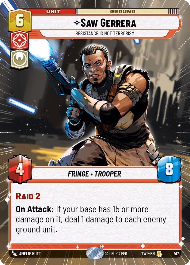 Saw Gerrera - Resistance is Not Terrorism
