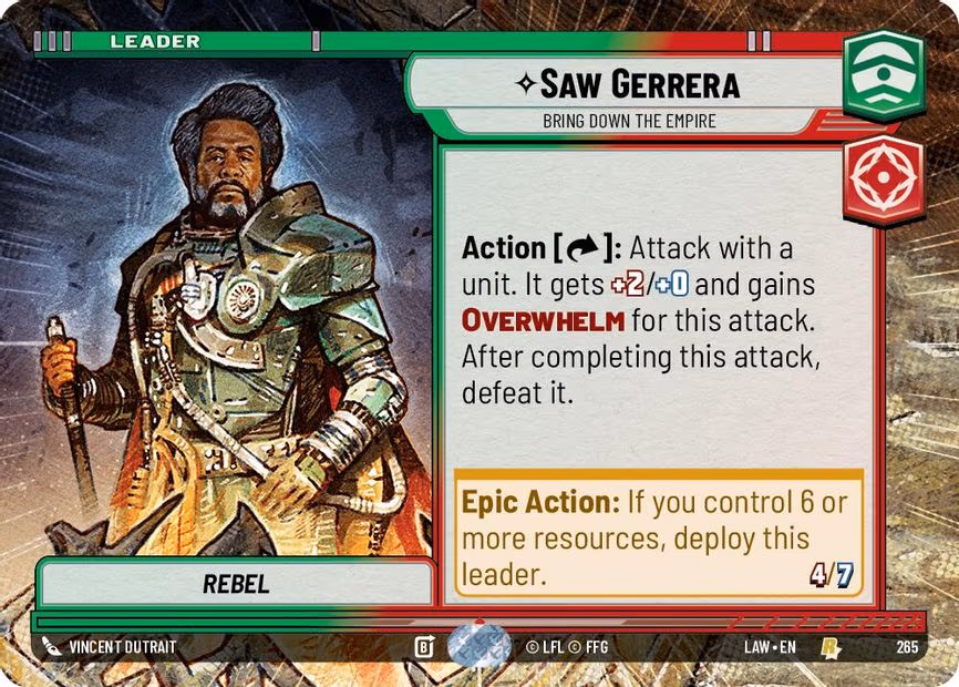 Saw Gerrera - Bring Down the Empire