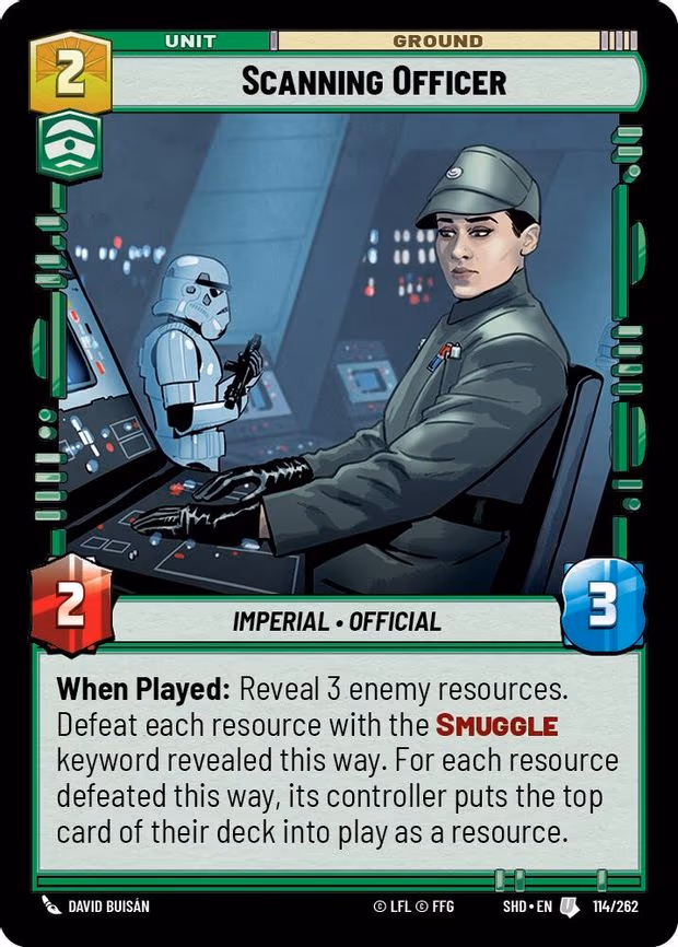 Scanning Officer - Uncommon (114/262)