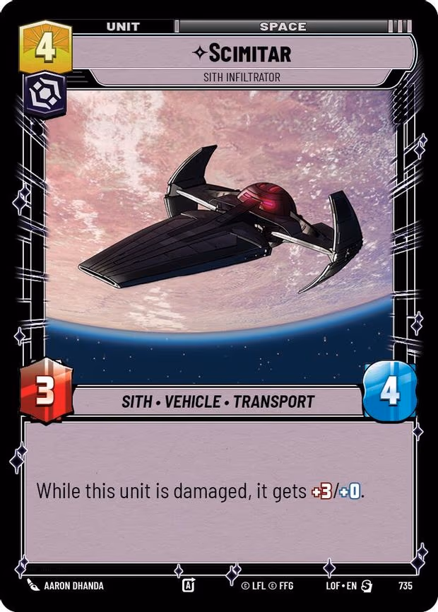 Scimitar - Sith Infiltrator - Special (735)
