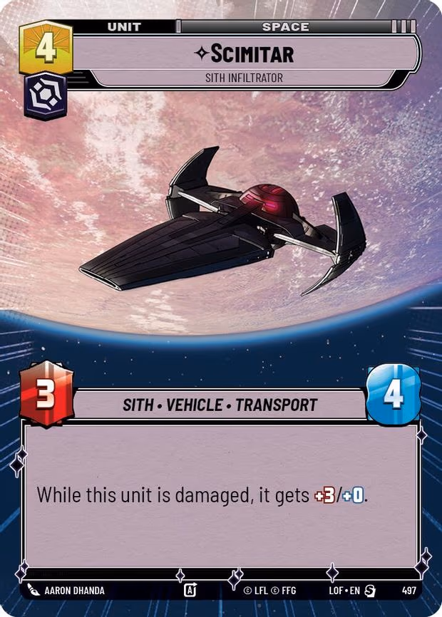 Scimitar - Sith Infiltrator - Special (497)
