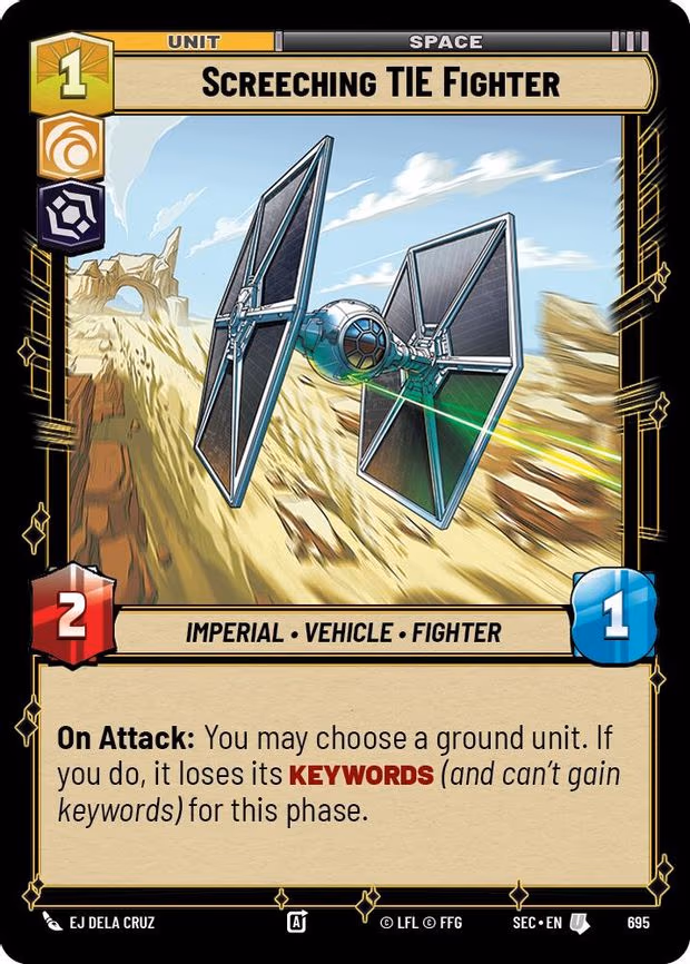 Screeching TIE Fighter - Uncommon (695)