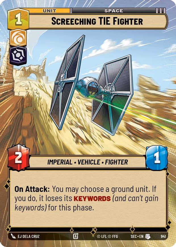 Screeching TIE Fighter - Uncommon (941)