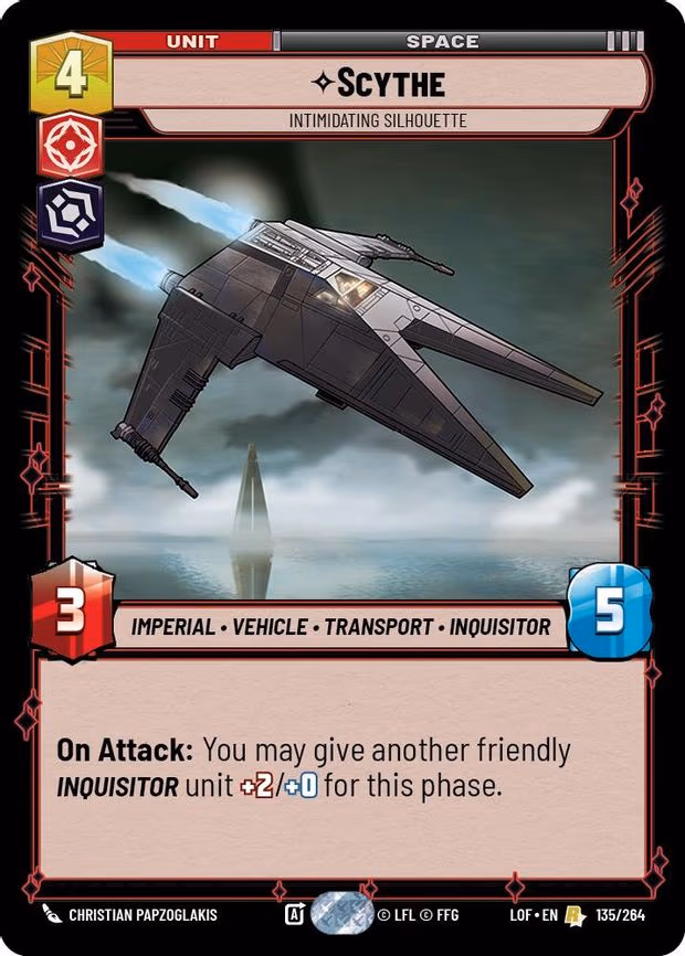 Scythe - Intimidating Silhouette - Rare (135/264)