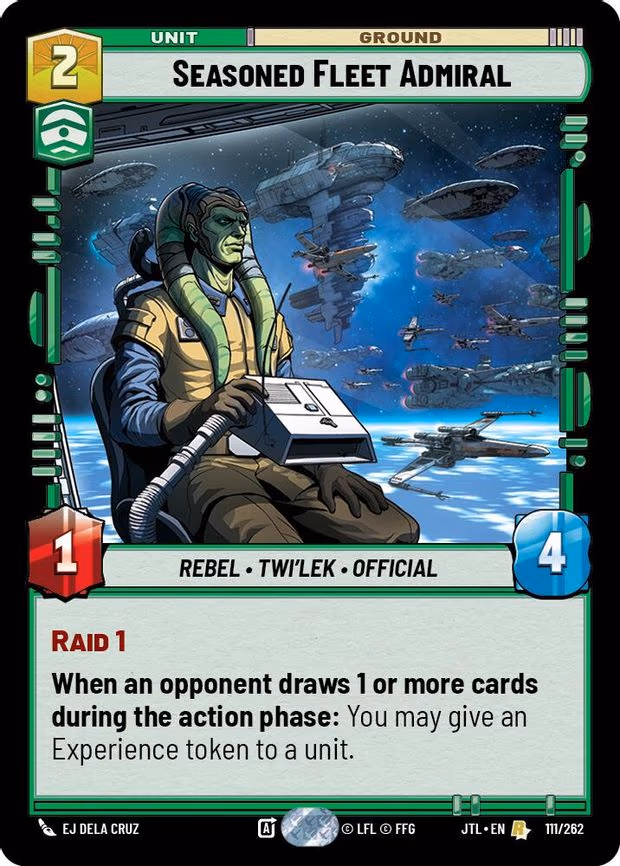 Seasoned Fleet Admiral - Rare (111/262)