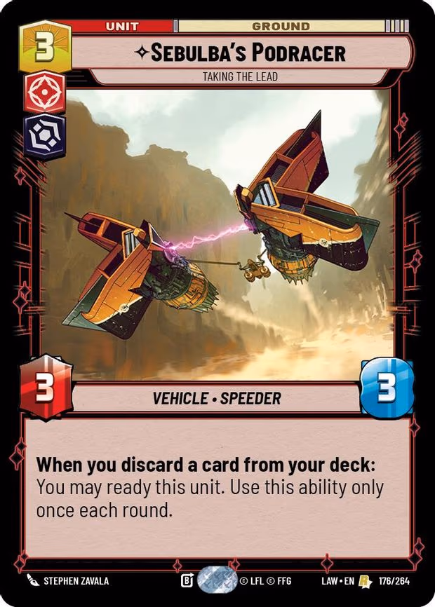 Sebulba's Podracer - Taking the Lead - Rare (176/264)