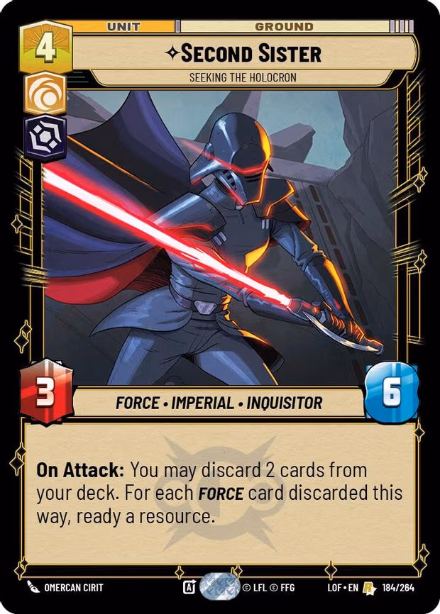 Second Sister - Seeking the Holocron - Rare (184/264)