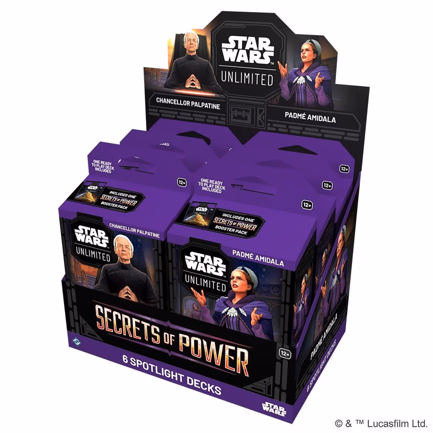 Secrets of Power - Spotlight Deck Display