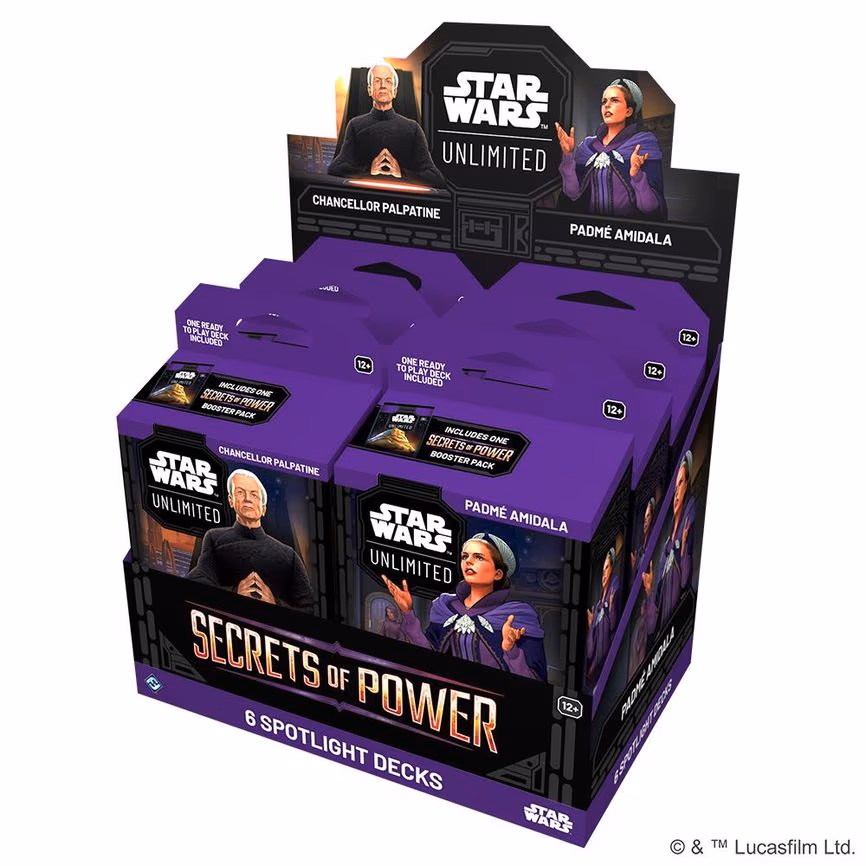 Secrets of Power - Spotlight Deck Display