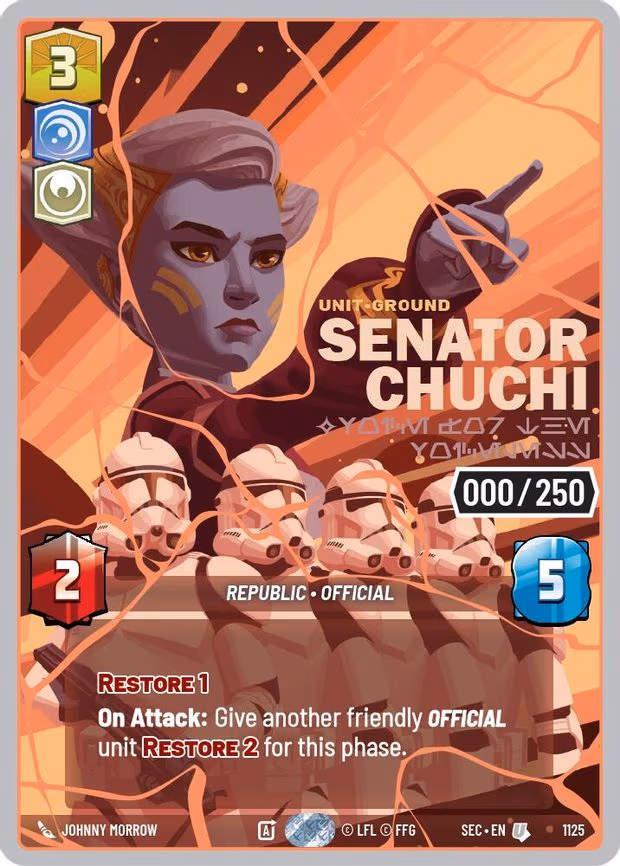 Senator Chuchi - Voice for the Voiceless (Serialized) (Rose Gold) - Uncommon (1125)