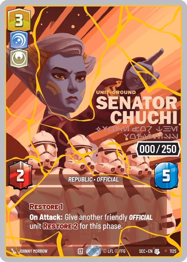 Senator Chuchi - Voice for the Voiceless (Serialized) (Gold) - Uncommon (1125)