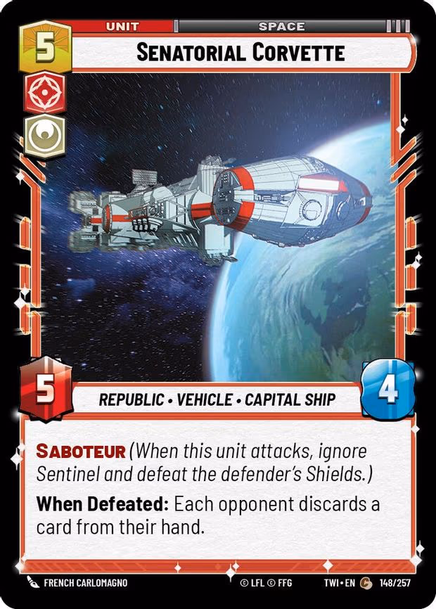 Senatorial Corvette - Common (148/257)