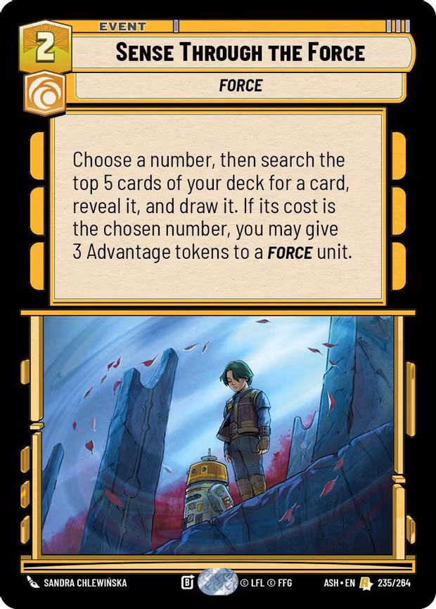 Sense Through the Force - Rare (235/264)