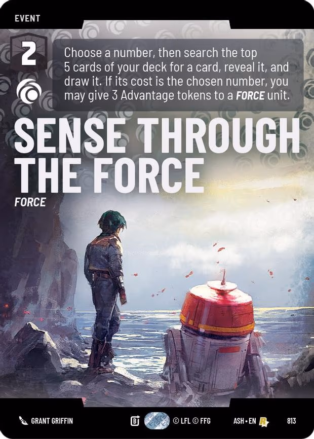 Sense Through the Force (Prestige) - Rare (813)
