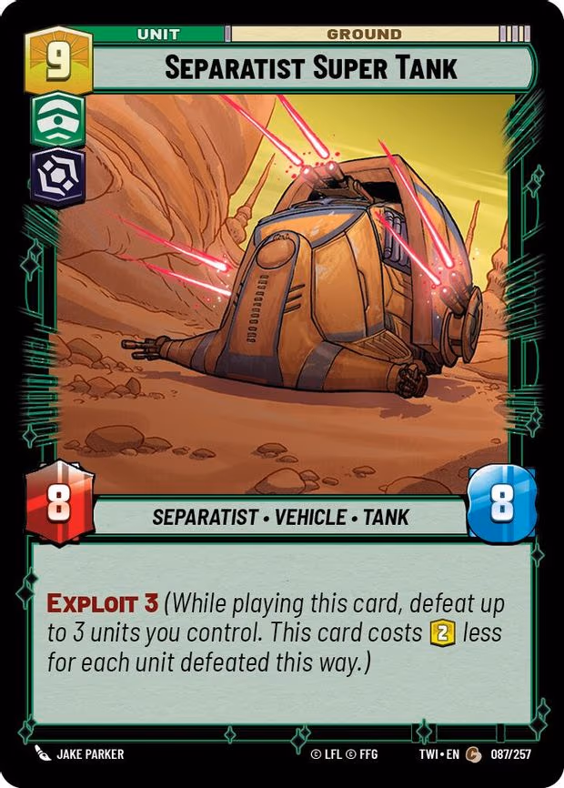 Separatist Super Tank - Common (087/257)