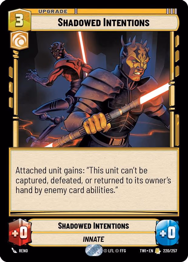 Shadowed Intentions - Rare (220/257)