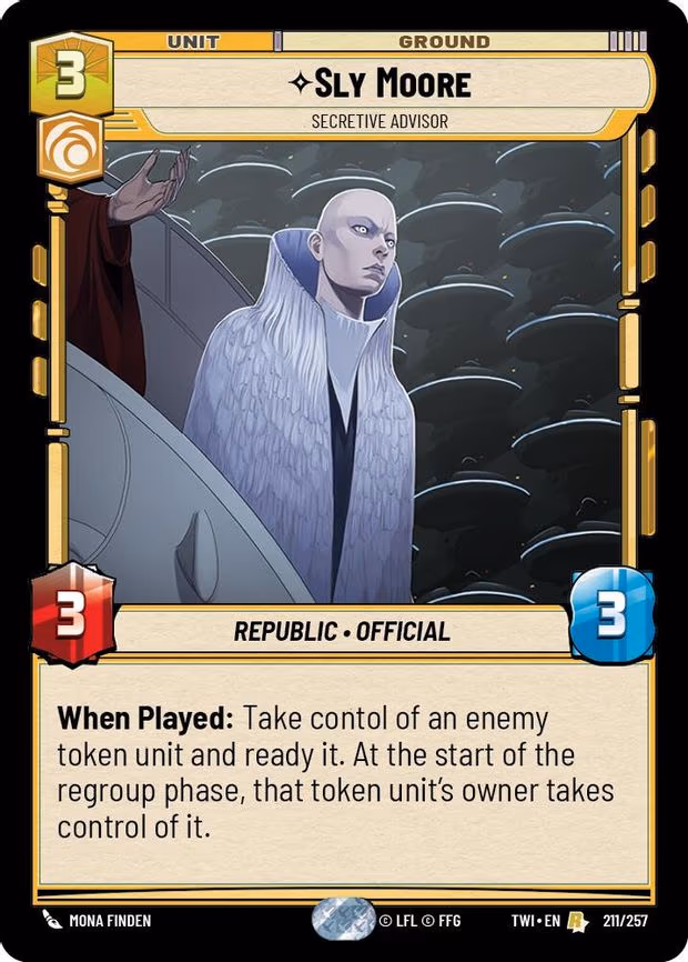 Sly Moore - Secretive Advisor - Rare (211/257)