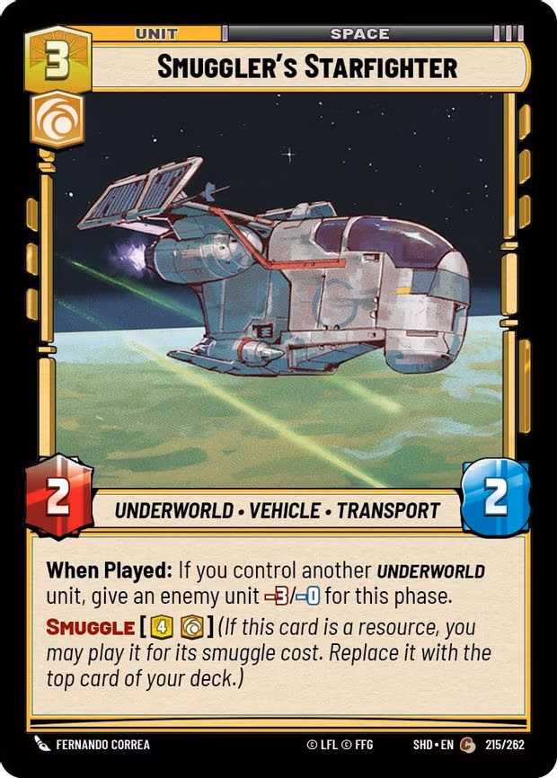 Smuggler's Starfighter - Common (215/262)