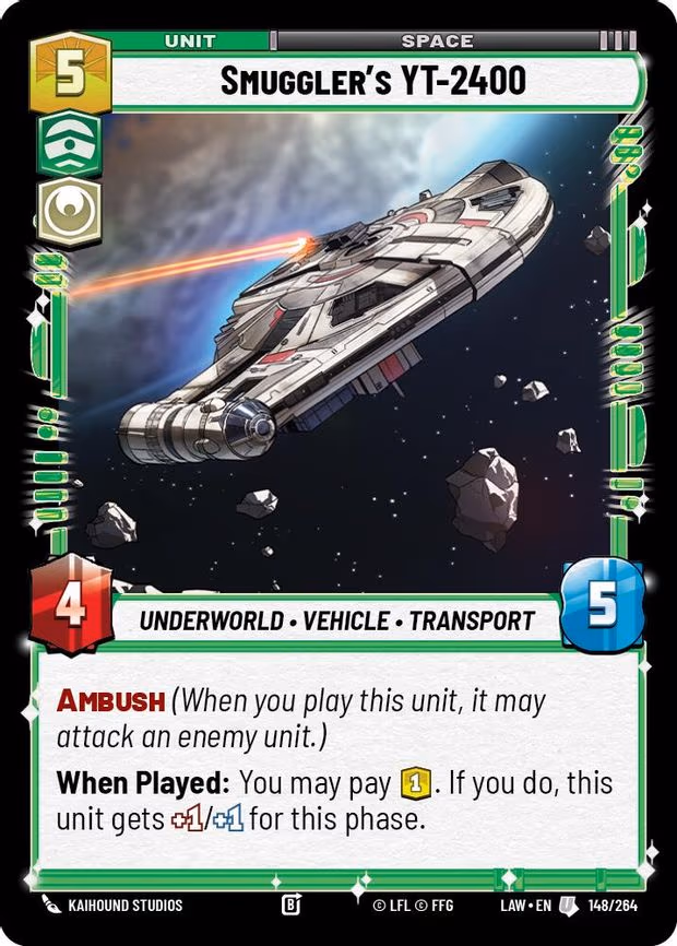 Smuggler's YT-2400 - Uncommon (148/264)