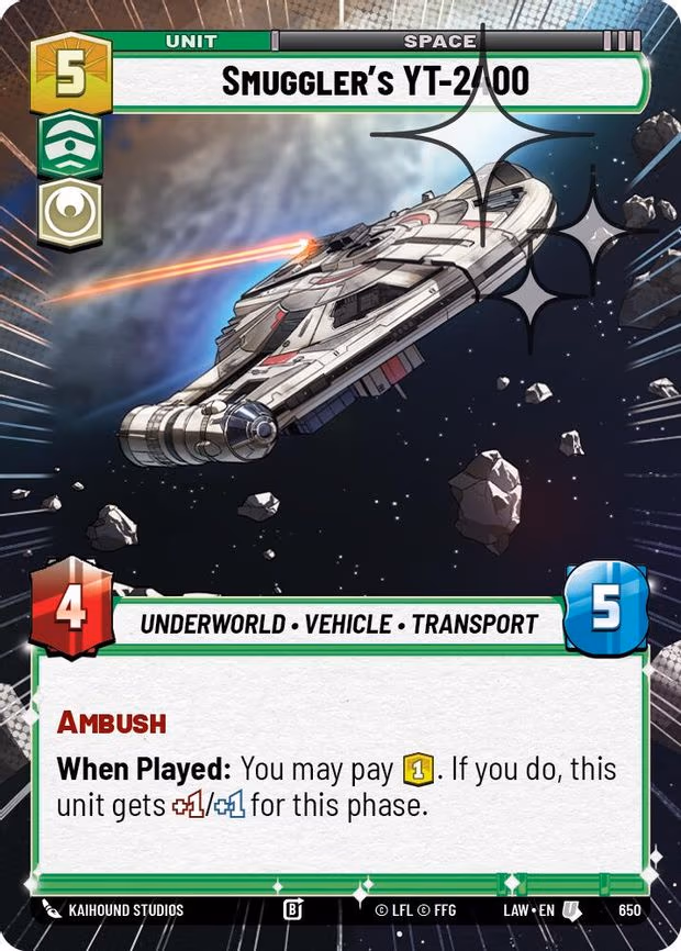 Smuggler's YT-2400 - Uncommon (650)