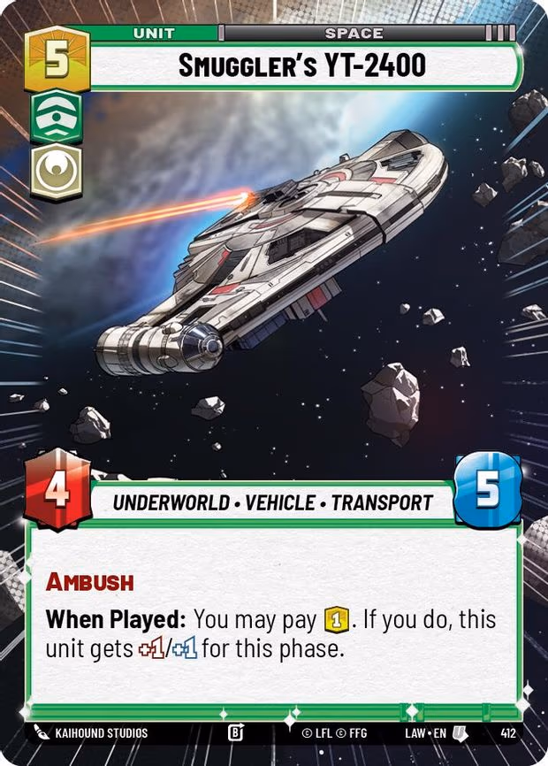 Smuggler's YT-2400 - Uncommon (412)