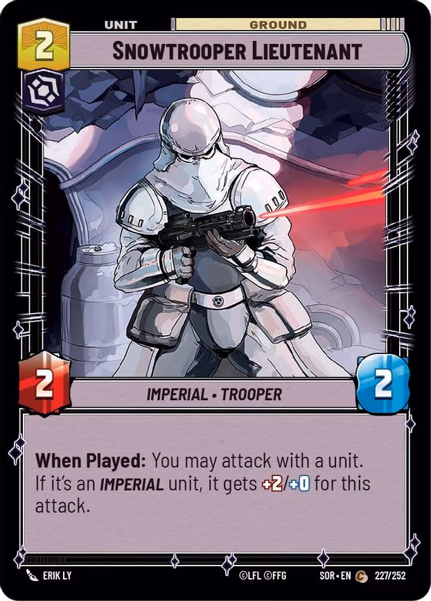 Snowtrooper Lieutenant - Common (227/252)