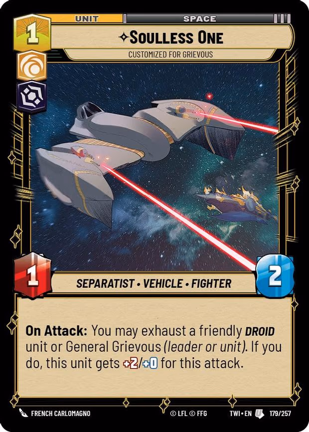 Soulless One - Customized for Grievous - Uncommon (179/257)