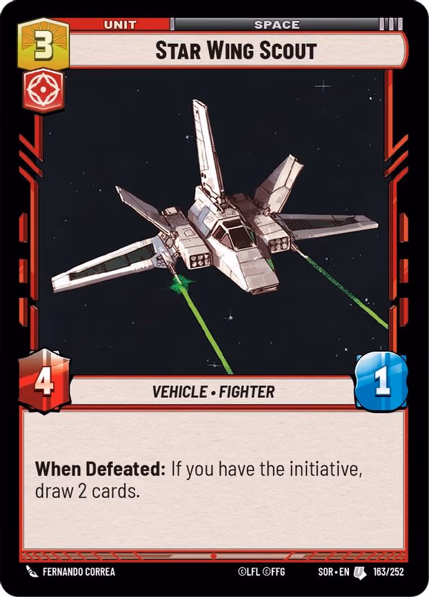 Star Wing Scout - Uncommon (163/252)