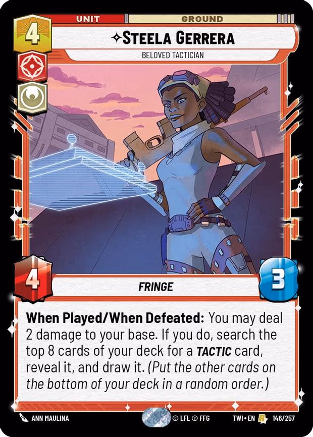 Steela Gerrera - Beloved Tactician - Rare (146/257)
